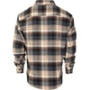 image:imageGioberti Mens Plaid Checkered 100 Cotton Brushed Flannel Shirt727  Khaki  Navy