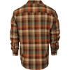 image:imageGioberti Mens Plaid Checkered 100 Cotton Brushed Flannel Shirt78  Orange  Khaki  Teal