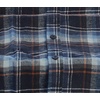 image:imageGioberti Mens Plaid Checkered 100 Cotton Brushed Flannel Shirt95  Navy  Blue  Orange Highlight