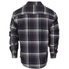 image:imageGioberti Mens Plaid Checkered 100 Cotton Brushed Flannel Shirt971  Navy  Orange Plaid
