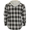 image:imageGioberti Mens Plaid Checkered 100 Cotton Brushed Flannel Shirt99  Black  White
