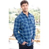 image:imageGioberti Mens Plaid Checkered 100 Cotton Brushed Flannel ShirtHeather Charcoal