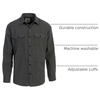 image:imageGioberti Mens Plaid Checkered 100 Cotton Brushed Flannel ShirtHeather Charcoal