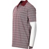 image:imageGioberti Mens Regular Fit Yarn Dye Striped Short Sleeve Polo Shirt with PocketBurgundy  Style 942