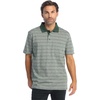 image:imageGioberti Mens Regular Fit Yarn Dye Striped Short Sleeve Polo Shirt with PocketOlive  Style 942