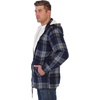 image:imageGioberti Mens Sherpa Lined Flannel Jacket with Removable Hood51  Navy  Gray