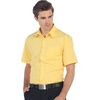 image:imageGioberti Mens Short Sleeve Solid Dress ShirtBanana