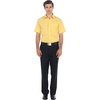 image:imageGioberti Mens Short Sleeve Solid Dress ShirtBanana