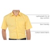 image:imageGioberti Mens Short Sleeve Solid Dress ShirtBanana