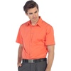 image:imageGioberti Mens Short Sleeve Solid Dress ShirtCoral