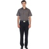 image:imageGioberti Mens Short Sleeve Solid Dress ShirtDark Gray