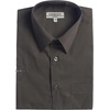 image:imageGioberti Mens Short Sleeve Solid Dress ShirtDark Gray