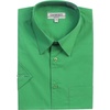 image:imageGioberti Mens Short Sleeve Solid Dress ShirtGreen