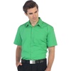 image:imageGioberti Mens Short Sleeve Solid Dress ShirtGreen