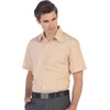 image:imageGioberti Mens Short Sleeve Solid Dress ShirtKhaki
