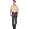 image:imageGioberti Mens Short Sleeve Solid Dress ShirtKhaki