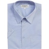 image:imageGioberti Mens Short Sleeve Solid Dress ShirtLight Blue