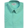 image:imageGioberti Mens Short Sleeve Solid Dress ShirtMint B