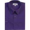 image:imageGioberti Mens Short Sleeve Solid Dress ShirtPurple B