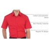 image:imageGioberti Mens Short Sleeve Solid Dress ShirtRed