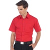 image:imageGioberti Mens Short Sleeve Solid Dress ShirtRed