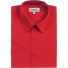 image:imageGioberti Mens Short Sleeve Solid Dress ShirtRed