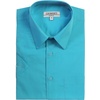 image:imageGioberti Mens Short Sleeve Solid Dress ShirtTeal