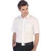 image:imageGioberti Mens Short Sleeve Solid Dress ShirtWhite