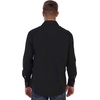 image:imageGioberti Mens Solid Long Sleeve Western Shirt with Pearl Snapon ButtonsBlack