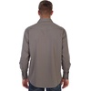 image:imageGioberti Mens Solid Long Sleeve Western Shirt with Pearl Snapon ButtonsGray