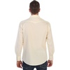 image:imageGioberti Mens Solid Long Sleeve Western Shirt with Pearl Snapon ButtonsIvory