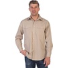 image:imageGioberti Mens Solid Long Sleeve Western Shirt with Pearl Snapon ButtonsKhaki