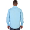 image:imageGioberti Mens Solid Long Sleeve Western Shirt with Pearl Snapon ButtonsLight Blue