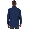 image:imageGioberti Mens Solid Long Sleeve Western Shirt with Pearl Snapon ButtonsNavy