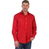 image:imageGioberti Mens Solid Long Sleeve Western Shirt with Pearl Snapon ButtonsRed  2016