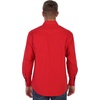 image:imageGioberti Mens Solid Long Sleeve Western Shirt with Pearl Snapon ButtonsRed