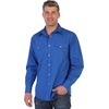 image:imageGioberti Mens Solid Long Sleeve Western Shirt with Pearl Snapon ButtonsRoyal Blue
