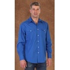 image:imageGioberti Mens Solid Long Sleeve Western Shirt with Pearl Snapon ButtonsRoyal Blue