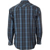 image:imageGioberti Mens Western Plaid Long Sleeve Shirt with Pearl Snapon1050w  Navy  Blue