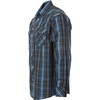 image:imageGioberti Mens Western Plaid Long Sleeve Shirt with Pearl Snapon1050w  Navy  Blue