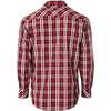 image:imageGioberti Mens Western Plaid Long Sleeve Shirt with Pearl Snapon1055w  Red  Navy  White