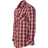image:imageGioberti Mens Western Plaid Long Sleeve Shirt with Pearl Snapon1055w  Red  Navy  White
