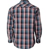 image:imageGioberti Mens Western Plaid Long Sleeve Shirt with Pearl Snapon1063w  Blue  Red