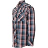 image:imageGioberti Mens Western Plaid Long Sleeve Shirt with Pearl Snapon1063w  Blue  Red