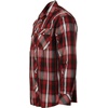 image:imageGioberti Mens Western Plaid Long Sleeve Shirt with Pearl Snapon1088w  Black  Red