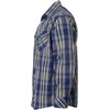 image:imageGioberti Mens Western Plaid Long Sleeve Shirt with Pearl Snapon1089w  Navy  Grey  Black
