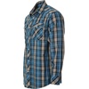 image:imageGioberti Mens Western Plaid Long Sleeve Shirt with Pearl Snapon1090w  Blue  Grey  Black