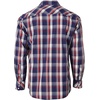 image:imageGioberti Mens Western Plaid Long Sleeve Shirt with Pearl Snapon1092w  Navy  Red  White