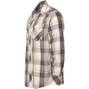 image:imageGioberti Mens Western Plaid Long Sleeve Shirt with Pearl Snapon1093w  Charcoal  White  Blue