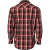 image:imageGioberti Mens Western Plaid Long Sleeve Shirt with Pearl Snapon1094w  Red  Black  White